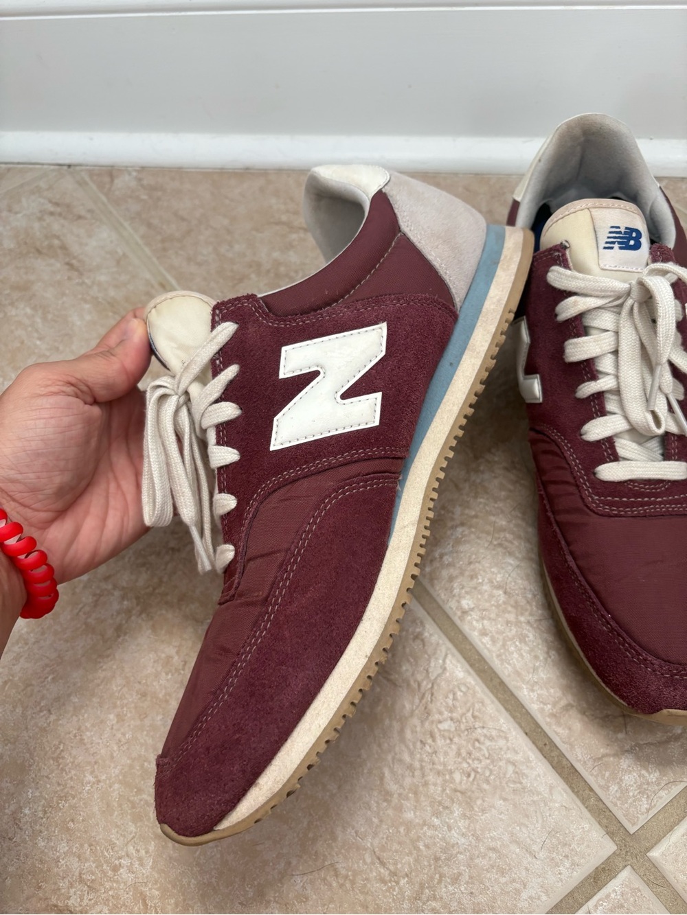 New Balance Comp 100 'Energy Red' sz 12 men’s sneakers - Picture 5 of 13